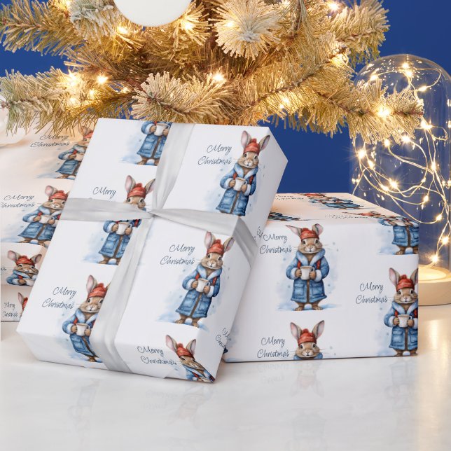 Kopp i Hett Chocolate Presentpapper (Helgdagar)