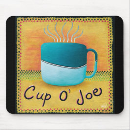 Kopp i Joe Coffee Älskare Mouse Pad Musmatta