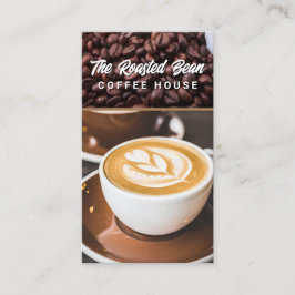 Kopp i kaffe | Bönor | Barista Visitkort