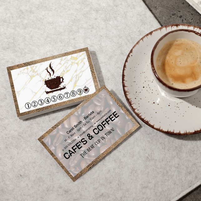 Kopp i kaffebönor | Slå kort (Skapare uppladdad)