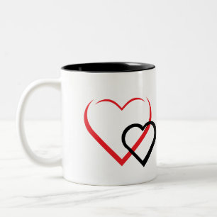 Kopp i Kärlek/hjärtklaffskaffe Mugg/Perfekt gift