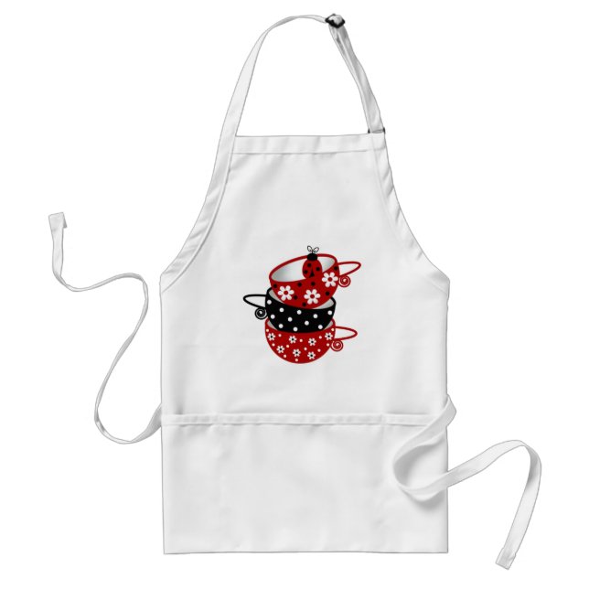 Kopp i Ladybug Apron Förkläde (Framsidan)