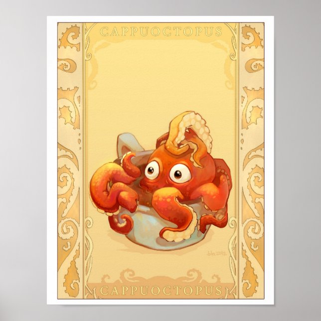 Kopp i Octopus Poster (Framsidan)