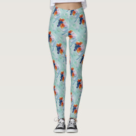 KOPP I PANSIES | BLOMMIGT LEGGINGS