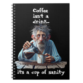 Kopp i Sanity Anteckningsbok