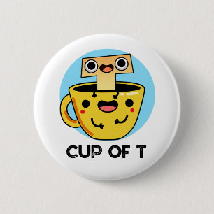 Kopp i T Funny Alphabet Tea Pun Knapp
