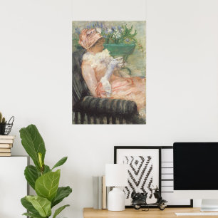 Kopp i Tea av Mary Cassatt, Vintage Impressionism Poster