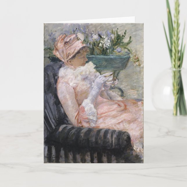 Kopp i Tea | Mary Cassatt Kort (Framsida)