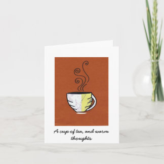 Kopp i Tea Note Cards Kort