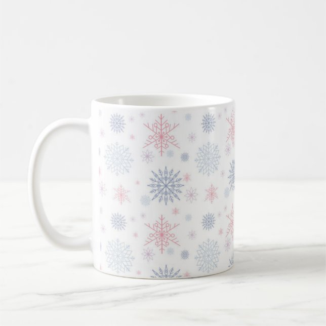 Kopp, jul, Helgdag, vinter, festlig Kaffemugg (Vänster)