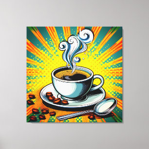 Kopp kaffe Canvas väggkonst