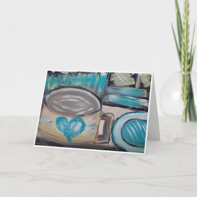 Kopp kaffe kort (Framsida)