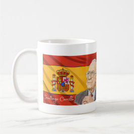 Kopp kaffe med Santiago och Pasionaria