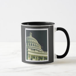 Kopp med bilden av U.S. Capitol Building