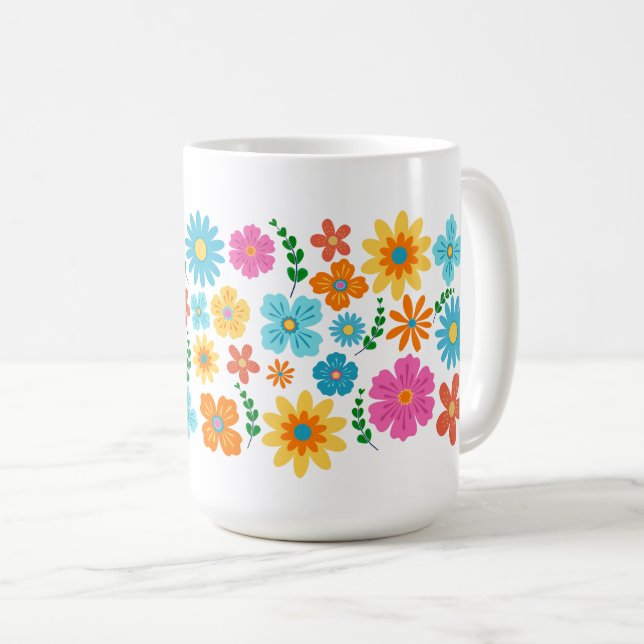 Kopp med blommönster (Framsida höger)