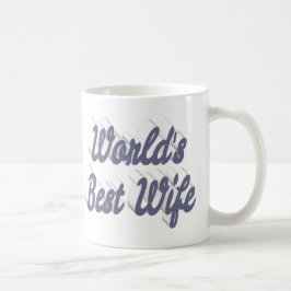 Kopp med grå halv text kaffemug