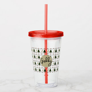 Kopp med halm take away mugg