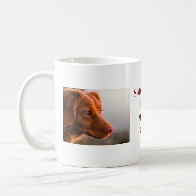 Kopp med hundtema (Vänster)