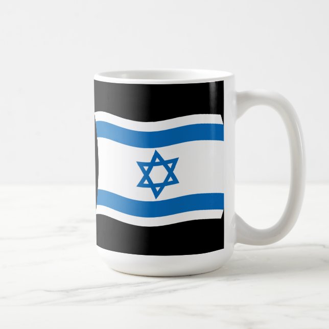 Kopp med Israels flagga (Höger)
