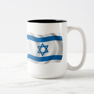 Kopp med Israels flagga