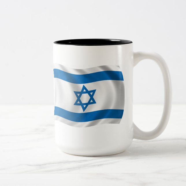 Kopp med Israels flagga (Höger)
