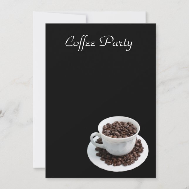 Kopp med kaffbönor (Framsida)