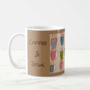 Kopp med kaffe och Jesus