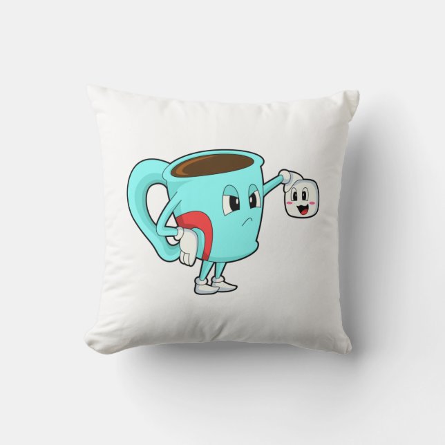 Kopp med kaffe.PNG Kudde (Framsida)