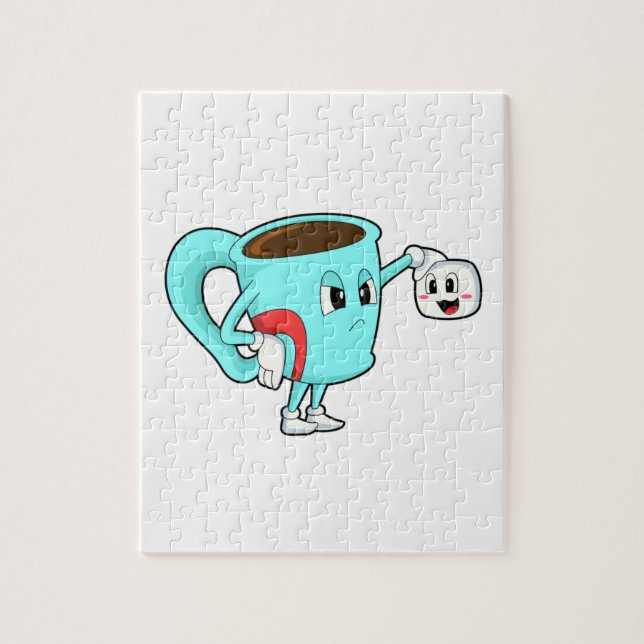 Kopp med kaffe.PNG Pussel (Vertikal)