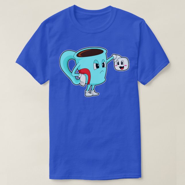 Kopp med kaffe t shirt (Design framsida)