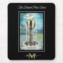 Kopp Monograms avsides gångna Tarot Deck Ace