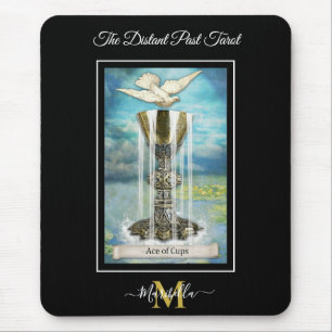 Kopp Monograms avsides gångna Tarot Deck Ace Musmatta