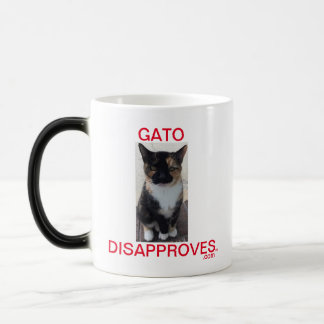 Kopp, morfing, Gato Disapproves, Gatos vaktning Magisk Mugg