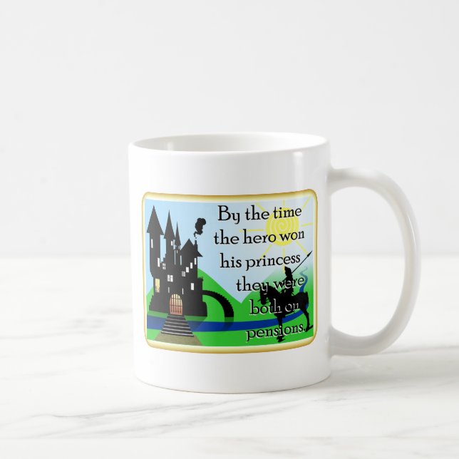 KOPP: När Hero vann sin prinsessa... Kaffemugg (Höger)