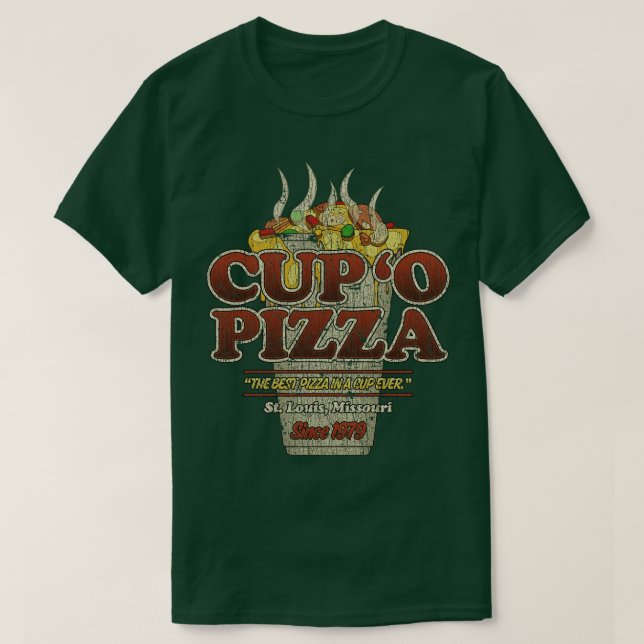 Kopp o Pizza St Louis 1979 T Shirt (Design framsida)