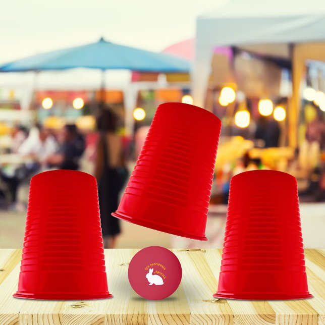 Kopp och Boll Trick Anpassningsbar Rabbit Ping Pon (Skapare uppladdad)