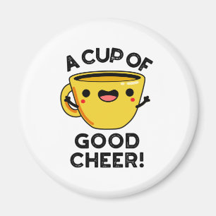 Kopp om Bra Cheer Funny Kopp Pun Magnet