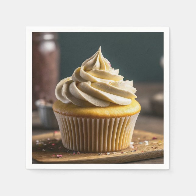 kopp tårta pappersservett (Framsidan)