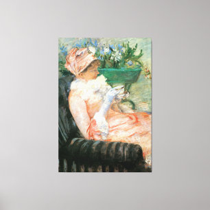 Kopp Te av Mary Cassatt, Vintage Impressionism Canvastryck