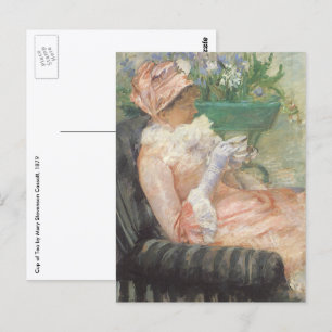 Kopp Te av Mary Cassatt, Vintage Impressionism Vykort