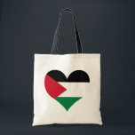 KöpPalestina flagga Tygkasse<br><div class="desc">KöpPalestina flagga
Den underbara produkten för den köpPalestina flagga med en stor hjärta fyllde med den Palestinean flagga</div>