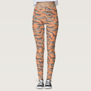 koppar av minkvalar leggings