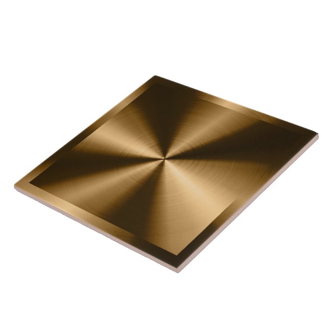 Koppar Blank Metallisk Design Rostfritt Stål Utsee Kakelplatta (Sidan)
