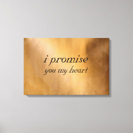 Koppar Bröllop Canvastryck