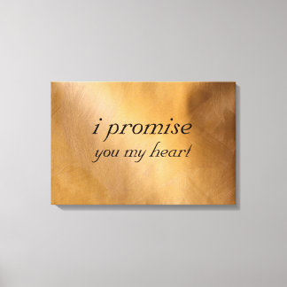 Koppar Bröllop Canvastryck