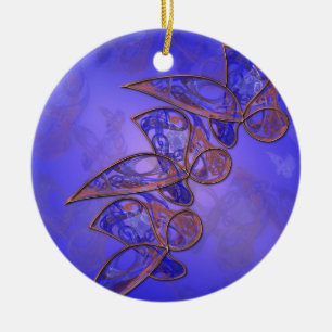 Koppar Butterflies Ornament