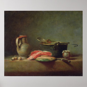 Koppar Cauldron med Pitcher Poster