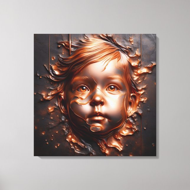 Koppar Dreams of Oskuld Canvastryck (Framsida)