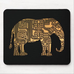 Koppar Elephant Circuit Board Musmatta