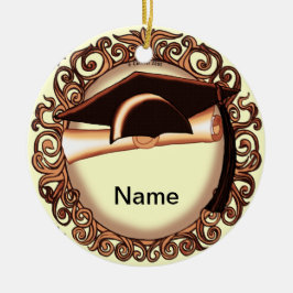 Koppar Examenstårtor ornament